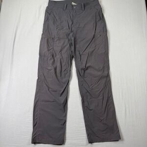Y2k LL Bean Mens Cargo Pants 34x34 Gray Vista Trekking Gorpcore Hiking Outdoor